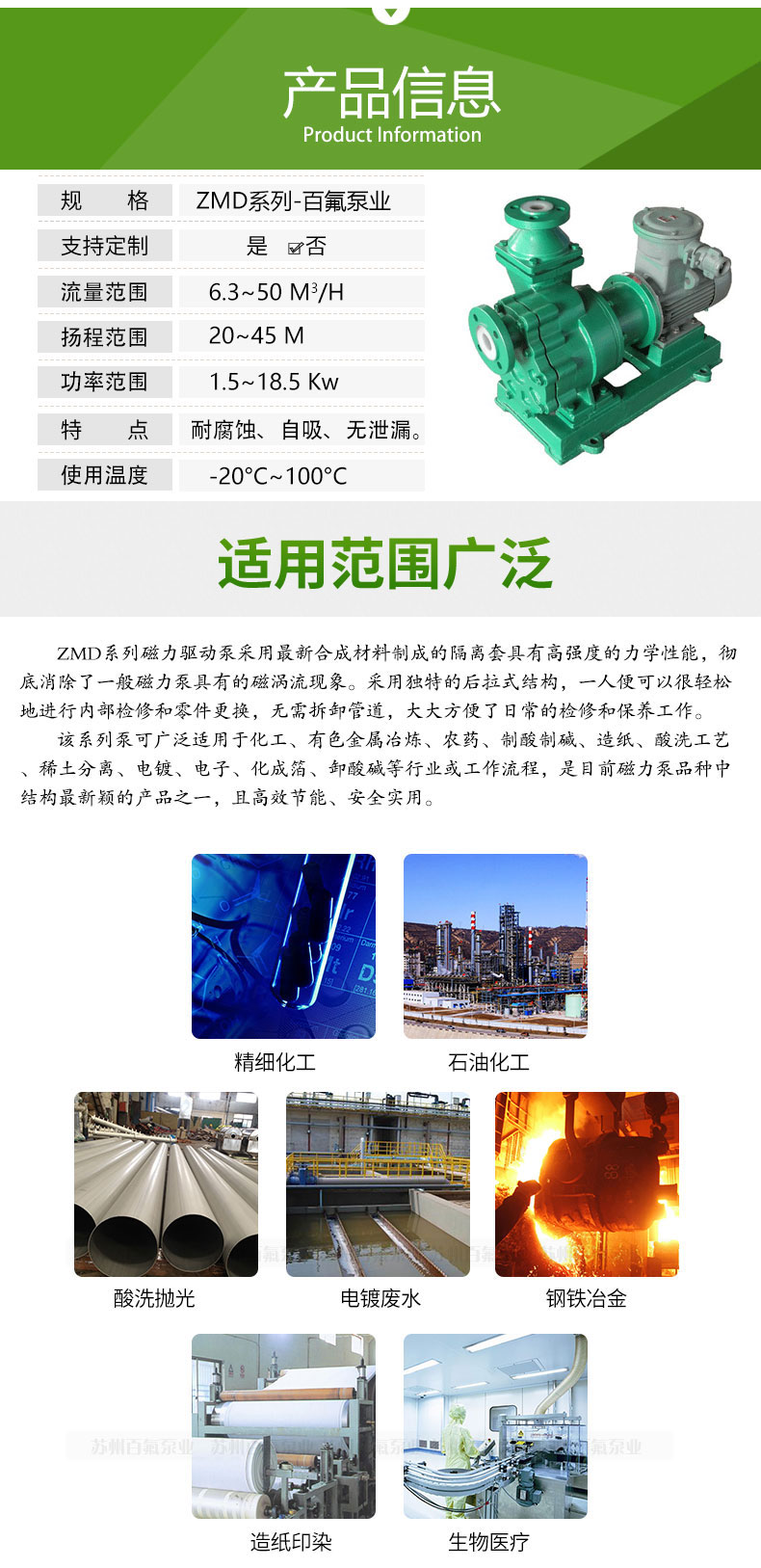 ZMD氟塑料自吸式磁力泵（bèng）(圖3)