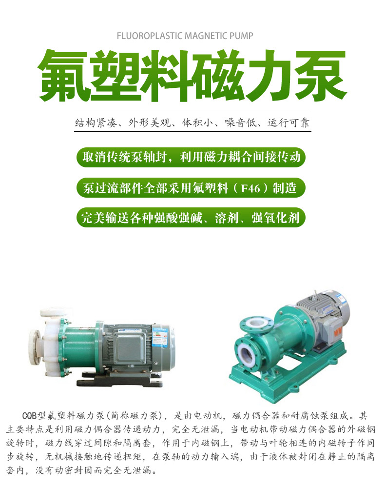 CQB型氟塑（sù）料磁力泵（bèng）(圖1)