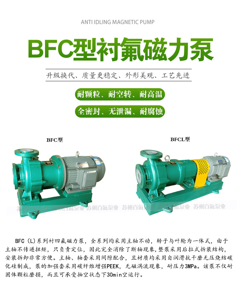BFC(L)型襯（chèn）氟磁力泵(圖1)